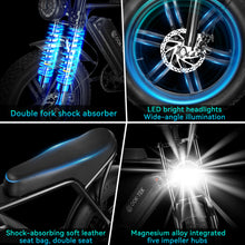 Load image into Gallery viewer, iRerts Adult Electric Bike, E-Bike for Adults with 750W Motor, 48V 15AH Battery, 20" Fat Tire, 30MPH and 68 Miles Long Range, Adult Electric Bicycles for Women Men School City Commuter, Black