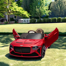 Load image into Gallery viewer, 12V Kids Ride on Truck, Bentley Mulsanne Kids Electric Cars with Remote Control, Battery Powered Ride On Car for Boy Girl, Ride On Vehicle Toy with Music, USB/MP3, LED Light, Kids Birthday Gift, Red