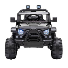 Load image into Gallery viewer, iRerts Ride on Cars with 2.4G Remote Control, 12V Ride on Trucks Battery Powered Electric Car for Kids Boys Girls, Kids Ride on Toys with Music, LED Light, USB Port, MP3 Player, TF Card Slot