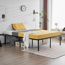 Load image into Gallery viewer, iRerts Metal Full Bed Frame, Heavy Duty Full Platform Bed Frame with Steel Slat Support, Full Size Bed Frame for Bedroom Guest Room Dormitory, No Box Spring Needed, Under-Bed Storage, Black