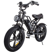 Load image into Gallery viewer, iRerts Electric Bike for Adults, Adult Electric Bike with 750W Motor, 48V 15AH Battery, 20" Fat Tire, 30MPH and 68 Miles Long Range, E-Bike Adult Electric Bicycles for Women Men City Commuter, Black