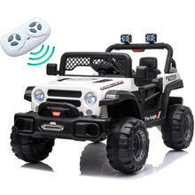 Load image into Gallery viewer, iRerts 12V Kids Ride on Truck, Kids Electric Cars with Remote Control, Battery Powered Ride On Cars Toys for Boys Girls Kids Birthday Gift, Electric Ride On Vehicle with AUX Outlet