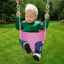 Load image into Gallery viewer, Toddler Kids Swing, High Back Full Bucket Toddler Swing Seat, Outdoor Swing Sets for Kids with Galvanized Chain, Outdoor Kids Tree Swing, Toddler Swing Seat for Backyard Playground Garden