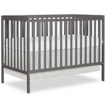 Load image into Gallery viewer, iRerts 5 In 1 Convertible Baby Crib, Wood Convertible Crib Toddler Bed with Wood Legs, Converts from Baby Crib to Toddler Bed, Fits Standard Full-Size Crib Mattress, Easy to Assemble, Gray