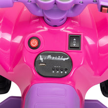 Load image into Gallery viewer, iRerts 6V Ride on ATV Cars, Battery Powered Ride on Toys for Boys Girls Toddlers Birthday Christmas Gifts, Kids Electric Quad Cars with Music, LED Lights, Spray Device, Pink