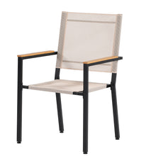 Load image into Gallery viewer, Outdoor Patio Furniture Sets, 7 Piece Outdoor Wicker Conversation Set with Acacia Wood Table Top, Rattan Outdoor Dining Table Set, Durable Outdoor Furniture Sets with Cushion for Lawn Backyard, Brown