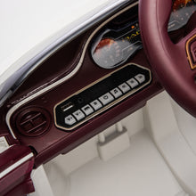 Load image into Gallery viewer, iRerts 12V Ride on Toys, Licensed Bentley Mulsanne Kids Electric Cars with Remote Control, Battery Powered Ride On Cars Electric Ride On Vehicle with Music, USB, MP3, Light, Kids Birthday Gift, White