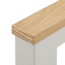 Load image into Gallery viewer, iRerts King Platform Bed Frame with Headboard and Footboard, Solid Wood Bed Frames King Size with Slats Support, Oak Top, Modern King Bed Frame No Box Spring Needed for Kids Adults, Country Gray