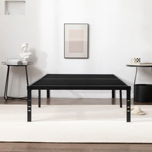 Load image into Gallery viewer, iRerts Metal Twin Platform Bed Frame, Heavy Duty Twin Bed Frame No Box Spring Needed, Bed Frame Twin XL Size with Metal Slat Support and Underbed Storage Space for Bedroom, Black