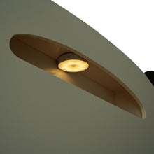 Load image into Gallery viewer, iRerts Kids Twin Bed Frame, Wood Twin Size Platform Bed Frame with Bear-shaped Headboard, Motion Activated Night Lights, Twin Bed Frames for Girls Boys Bedroom, No Box Spring Needed, Cream+Walnut