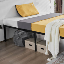 Load image into Gallery viewer, iRerts Metal King Bed Frame, Heavy Duty King Platform Bed Frame with Steel Slat Support, King Size Bed Frame for Bedroom Guest Room Dormitory, No Box Spring Needed, Under-Bed Storage, Black