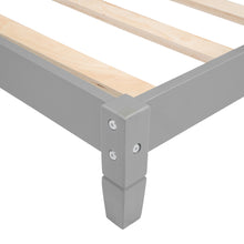 Load image into Gallery viewer, iRerts Twin Daybed, Wood Twin Bed Frame with Headboard and Sideboard, Twin Sofa Bed Frame Daybed with Slat Support, No Box Spring Needed, Twin Size Daybed Frame for Living Room Bedroom, Gray