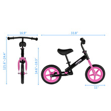 Load image into Gallery viewer, Balance Bikes for Boys Girls, Lightweight Kids Sport Balance Bike for 2-5 Years Old, Height Adjustable Toddler Balance Bicycles for Kids, No Pedal Sports Training Bicycles, Children Push Bikes