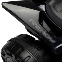 Load image into Gallery viewer, iRerts Black 6V Battery Powered Ride on ATV Cars with Music, LED Lights, Spray Device, Kids Ride on ATV Electric Quad Car for Toddlers Boys Girls 3-5 Year Old Boys Girls Gifts