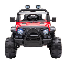 Load image into Gallery viewer, iRerts Ride on Cars with 2.4G Remote Control, 12V Ride on Trucks Battery Powered Electric Car for Kids Boys Girls, Kids Ride on Toys with Music, LED Light, USB Port, MP3 Player, TF Card Slot
