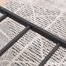 Load image into Gallery viewer, iRerts King Bed Frame with Headboard, Metal King Platform Bed Frame for Kids Teens Adults, Heavy Duty King Size Bed Frame No Box Spring Needed, Easy to Assemble, Black