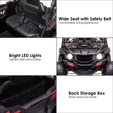 Load image into Gallery viewer, iRerts 12V Battery Powered Ride on Cars with Remote Control, Kids Electric Vehicles for Kids Toddlers Gifts, Boys Girls Ride On Toys with LED Light, MP3 Player
