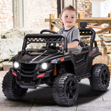 Load image into Gallery viewer, iRerts 12V Battery Powered Ride on Cars with Remote Control, Kids Electric Vehicles for Kids Toddlers Gifts, Boys Girls Ride On Toys with LED Light, MP3 Player