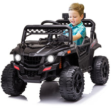 Load image into Gallery viewer, iRerts 12V Battery Powered Ride on Cars with Remote Control, Kids Electric Vehicles for Kids Toddlers Gifts, Boys Girls Ride On Toys with LED Light, MP3 Player
