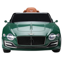 Load image into Gallery viewer, iRerts 12V Bentley Powered Ride on Cars, Kids Ride on Toys with Remote Control, TF Card Slot, AUX Input, USB Interface, Music and LED Light, Electric Vehicles for Kids Boys Girls Gifts, Green