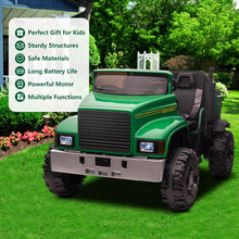 Load image into Gallery viewer, iRerts 24V Powered Ride On Tractor Toys, Ride on Cars with Remote Control, Bluetooth, Music, MP3, USB, Trunk and LED Light, Kids Ride on Toys for 3-8 Ages Girls Boys Birthday Christmas Gifts