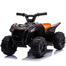 Load image into Gallery viewer, iRerts Black 6V Battery Powered Ride On Car ATV with One Button Start, Forward Switch, One Speeds, Ride on Toys for 1-3 Years Old Kids Toddlers Boys Girls Birthday Gifts