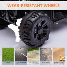 Load image into Gallery viewer, iRerts Black 6V Battery Powered Ride On Car ATV with One Button Start, Forward Switch, One Speeds, Ride on Toys for 1-3 Years Old Kids Toddlers Boys Girls Birthday Gifts