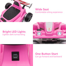 Load image into Gallery viewer, iRerts 6V Battery Powered Ride on Go Kart, Ride on Toys Go Kart for Kids Boys Girls, Kids Go Cart with Bubble Function One Button Start Horn Forward Backward, Kids Birthday Gifts for 2+ Ages
