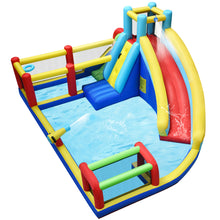 Load image into Gallery viewer, iRerts Bounce House for Kids, Outdoor Bouncy House with Blower, Inflatable Slide Bouncer with Splash Pool, Climbing Wall, Basketball Rim, Soccer Goal, Water Sprinkler, Outdoor Toys for 3-12 Years Old