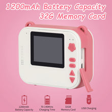 Load image into Gallery viewer, iRerts Instant Camera for Kids, Upgrade Kids Selfie Camera Digital Camera for Girls Boys Age 3-9, Kids Instant Print Camera with Print Paper, 2.4" Screen, HD Digital Video Cameras for Toddler