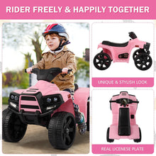 Load image into Gallery viewer, iRerts 6V Kids Ride on Toys, Battery Powered Ride on ATV Cars for Boys Girls Birthday Gifts, Kids Electric Cars for Toddlers, Kids Electric Ride on Vehicles with Headlights, Horn
