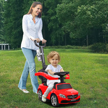 Load image into Gallery viewer, iRerts Kids Ride On Push Car, Mercedes Licensed 3 in 1 Baby Toddlers Push Car, Toddler Ride on Toys for Age 1-3, Kids Toddlers Ride on Cars with Handle, Safety Bars, Music, Horn, Cup Holder