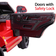 Load image into Gallery viewer, 12V Ride on Police Cars with Remote Control, iRerts Battery Powered Electric Vehicles for Kids Boys Girls Gifts, Kids Ride on Toys with Siren and Music, Kids Electric Cars for 3-5 Years Old, Red