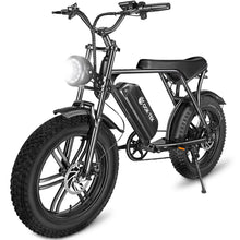 Load image into Gallery viewer, iRerts Electric Bike for Adults, Adult Electric Bike with 750W Motor, 48V 15AH Battery, 20" Fat Tire, 30MPH and 68 Miles Long Range, E-Bike Adult Electric Bicycles for Women Men City Commuter, Black