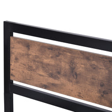 Load image into Gallery viewer, iRerts Full Bed Frame, Industrial Metal Full Platform Bed Frame, Full Size Bed Frames with Headboard, Footboard, Slat Support, Bed Frame Full Size for Bedroom, No Box Spring Needed, Black