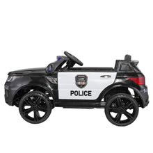 Load image into Gallery viewer, 12V Ride on Police Cars with Remote Control, iRerts Battery Powered Electric Vehicles for Kids Boys Girls Gifts, Kids Ride on Toys with Siren and Music, Kids Electric Cars for 3-5 Years Old, Black