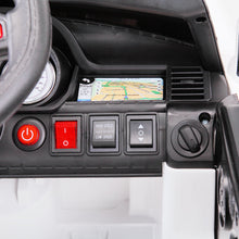 Load image into Gallery viewer, 12V Ride on Police Cars with Remote Control, iRerts Battery Powered Electric Vehicles for Kids Boys Girls Gifts, Kids Ride on Toys with Siren and Music, Kids Electric Cars for 3-5 Years Old, White