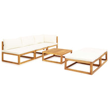 Load image into Gallery viewer, 6 Piece Garden Lounge Set with Cushions Solid Acacia Wood