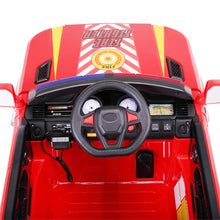 Load image into Gallery viewer, 12V Ride on Police Cars with Remote Control, iRerts Battery Powered Electric Vehicles for Kids Boys Girls Gifts, Kids Ride on Toys with Siren and Music, Kids Electric Cars for 3-5 Years Old, Red