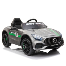 Load image into Gallery viewer, iRerts Gray 12 Volt Battery Powered Mercedes Ride on Car with Remote Control, Electric Kids Ride On Car for Boys Girls 3 4 5