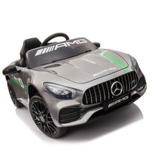 Load image into Gallery viewer, iRerts Gray 12 Volt Battery Powered Mercedes Ride on Car with Remote Control, Electric Kids Ride On Car for Boys Girls 3 4 5