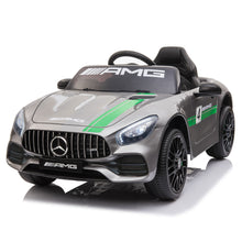 Load image into Gallery viewer, iRerts Gray 12 Volt Battery Powered Mercedes Ride on Car with Remote Control, Electric Kids Ride On Car for Boys Girls 3 4 5