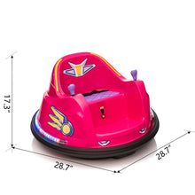 Load image into Gallery viewer, iRerts 6 Volt Bumper Car for Kids Toddlers, Battery Powered Bumper Car Ride On with 360 Degrees Spin, LED Light, Kids Ride on Toys for 3-8 Year Old Boys Girls