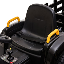 Load image into Gallery viewer, iRerts 12V Kids Ride On Tractor with Trailer, Battery Powered Electric Vehicles for Kids Boys Girls Gifts, Kids Ride on Toys with USB, Music, LED Lights, 3 Gear Shift Kids Electric Tractor