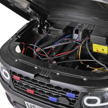 Load image into Gallery viewer, 12V Ride on Police Cars with Remote Control, iRerts Battery Powered Electric Vehicles for Kids Boys Girls Gifts, Kids Ride on Toys with Siren and Music, Kids Electric Cars for 3-5 Years Old, Black
