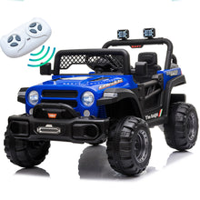 Load image into Gallery viewer, iRerts 12V Kids Ride on Truck, Kids Electric Cars with Remote Control, Battery Powered Ride On Cars Toys for Boys Girls Kids Birthday Gift, Electric Ride On Vehicle with AUX Outlet