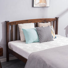 Load image into Gallery viewer, iRerts Full Platform Bed Frame, Wood Full Bed Frame with Headboard and Footboard, Full Bed Frame No Box Spring Needed with Wood Slats, Bed Frame Full Size for Adults Teens Kids Bedroom, Walnut