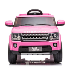 Load image into Gallery viewer, iRerts Pink 12V Landrover Powered Ride On Cars with Remote Control, Ride on Toys Kids Electric Cars with USB AUX MP3 Player for Kids Boys Girls 3-5 Ages Gifts