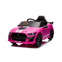 Load image into Gallery viewer, Ford Mustang GT500 Ride on Car for Kids, 12V Powered Ride on Toy with Remote Control, Bluetooth, Radio, Music, USB Port, LED Lights, 4 Wheels Suspension Electric Car for for 3-5 Years Boy Girl
