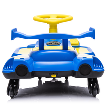 Load image into Gallery viewer, 12V Ride on Toy for Kids, Battery Powered Ride on Drift Car for Boys Girls 3-6 Years Old, Electric 360 Degrees Rotating Ride on Drifting Go Kart with Music, MP3/USB Port, Steam Sprayer LED Lights
